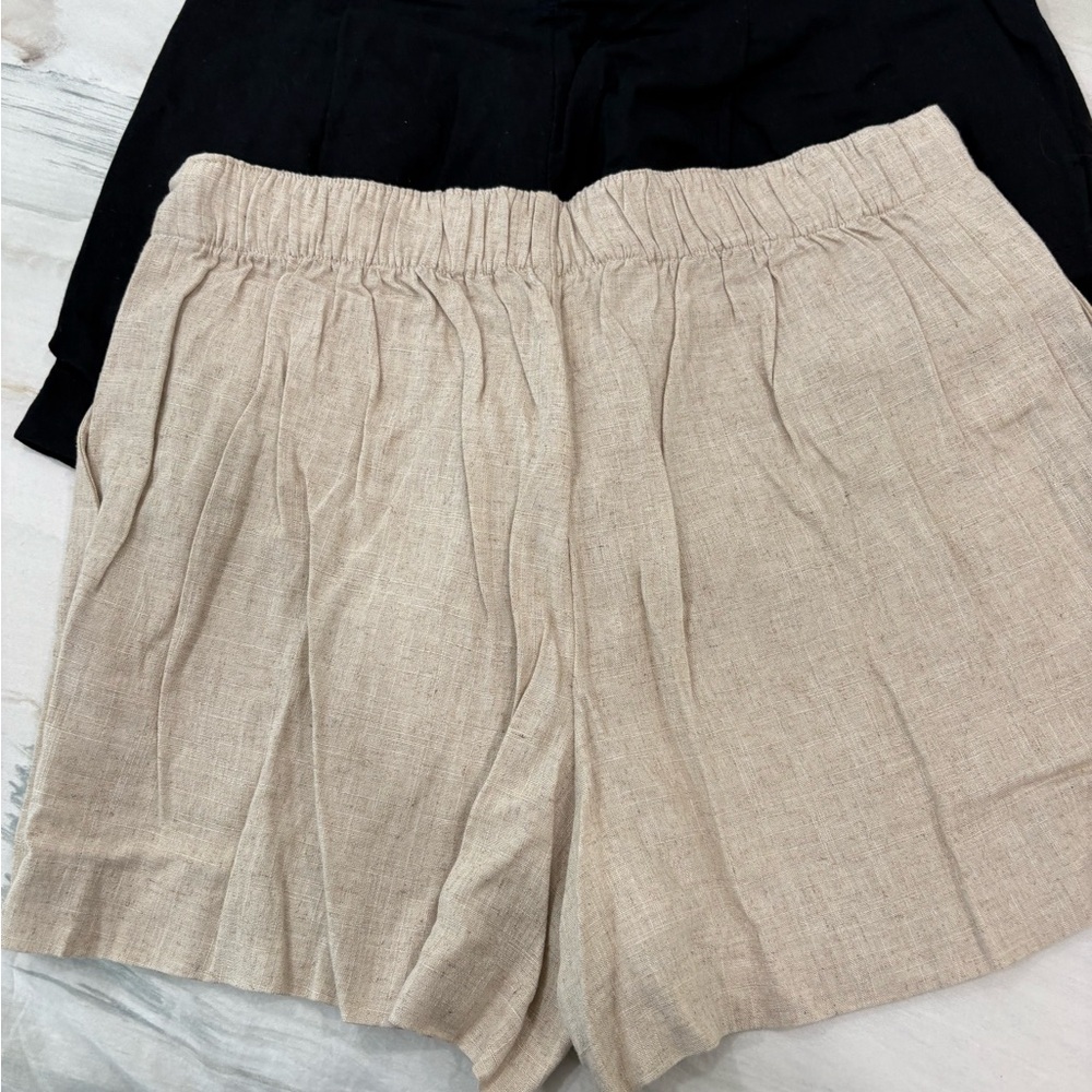 Bundle 2 pairs linen blend shorts - Picture 3 of 3